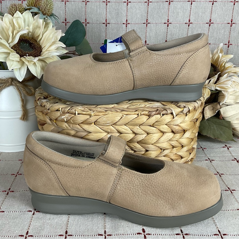 Drew Orthopedic Diabetic Leather Mary Jane Shoes Sz 7.5 W W New Comfort Shoes - Picture 2 of 8